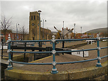 SJ9698 : Huddersfield Narrow Canal, Lock 6, Stalybridge by David Dixon