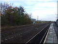 Railway heading east from Thornaby Station