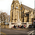 SD8010 : Bury Parish Church and War Memorial by David Dixon