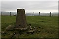 SJ9780 : Trig point on Sponds Hill by Graham Hogg