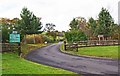 Start of the access road to Bodenham Arboretum, near Drakelow