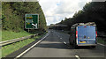 A30 crossed by footbridge into Halgavor Plantation