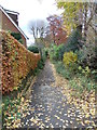 Bridleway - Kelcliffe Lane - viewed from near The Sycamores