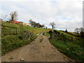 Track beside Lady Hill Farm