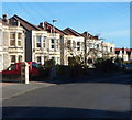 Houses at the eastern end of Beaconsfield Road, Knowle, Bristol