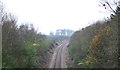 Railway heading south towards Bridlington