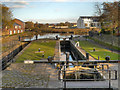 SJ9097 : Fairfield Lock, Ashton Canal by David Dixon