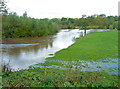 Flood plain of the River Dane east of Holmes Chapel