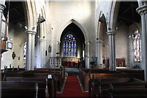 TF0246 : Interior, St Peter's church, North Rauceby by J.Hannan-Briggs