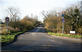 Looking down Penny Hill Lane