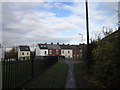 A bridleway leading to Station Road, Ryhill