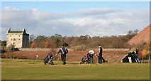 NT0974 : Niddry Castle Golf Course by Anne Burgess