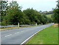 Verge maintenance on the A465 SW of Llangua