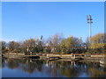 Canal moorings near the Don Valley Stadium