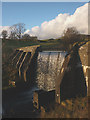 SD4998 : Dam and outflow, Ghyll Pool (Pond) by Karl and Ali