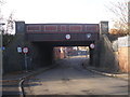 SK3788 : Railway bridge over East Coast Road by John Slater