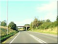 NX9576 : Bridge over the A75 by Ann Cook