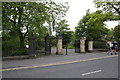 NZ2465 : Entrance to Leazes Park from Richardson Road by Roger Templeman
