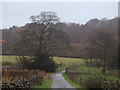 Farm track, High Greave