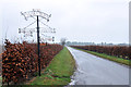 Elaborate sign for Swirlburn and surrounding farms