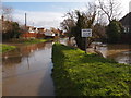 TL1777 : Flooding at Alconbury Weston by Michael Trolove