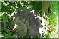 Benchmark on post beside Bedale Beck