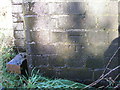 Benchmark on Summer Lane railway bridge, Wombwell