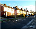 Houses on the north side of Woodcock Lane, Stonehouse