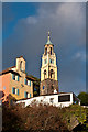 SH5837 : Portmeirion - Government House, Watch House and Bell Tower  by Ian Capper