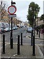 Traffic barrier in Cephas Avenue