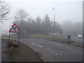 A167 approaching roundabout