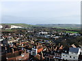 TQ4209 : View toward Mount Caburn from Lewes Castle by PAUL FARMER