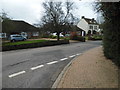 Highlands Road at the junction of School Lane