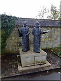 TQ4109 : Statue 'The Madrigal comes to England' in grounds of Southover Grange, Lewes by PAUL FARMER