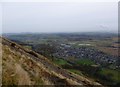 Alva from the hillside below Craig Leith