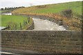 The River Skerne leaving Hurworth Burn Reservoir