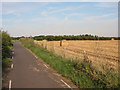 New cycle path along Babraham Road