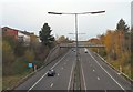 SJ9495 : M67 motorway by Gerald England