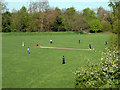 Playing cricket, Wanstead Park