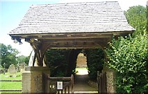 SU9936 : Lych gate, Church of St Mary's and All Saints' by N Chadwick