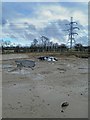 Pylon from a building site near the M1