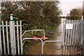 Flooded footpath to South Hinksey