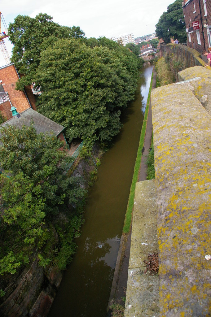 Chester: view down to the canal at... © Christopher Hilton :: Geograph ...