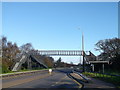 Footbridge over the A1013 Stanford Road