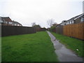 Footpath between the houses