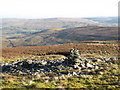NY6648 : Currick and moorland above Round Hill by Mike Quinn