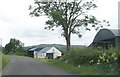 Farm buildings on the Boho road