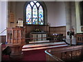 NY9171 : St. Peter's Church, Humshaugh - sanctuary by Mike Quinn