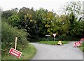 Road junction, Southrop, Gloucestershire