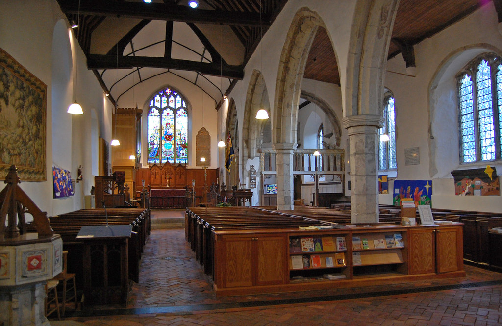 Interior, St Nicholas' church, Pluckley © Julian P Guffogg :: Geograph